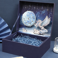Boîte cadeau pliable personnalisée avec design explosif pour Noël et anniversaire, boîte à surprise photo 3D pop-up avec explosion