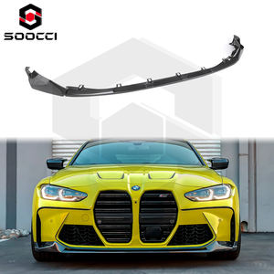 Labio delantero de fibra de carbono seco <span class=keywords><strong>M</strong></span> Performance Style para BMW G80 G81 M3 G82 G83 M4 Bumper MP Splitter Spoiler Difusor Good Match - Product Image 1