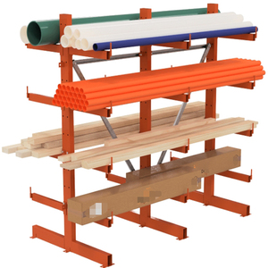 अनुकूलित स्टील डबल साइड औद्योगिक कैंटिलीवर शेल्फ गोदाम भारी शुल्क कैंटिलीवर रैकिंग सिस्टम - Product Image 2