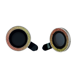 Protector de Pantalla de Vidrio Templado Premium <span class=keywords><strong>para</strong></span> Cámara de iPhone 16 15, con Diseño de Diamantes Brillantes y Color <span class=keywords><strong>Mica</strong></span> - Product Image 4