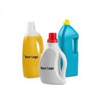 Bouteille de bière en plastique 2L/2kg, seau d'emballage vide avec bouchon à vis, gravure cylindrique, matériau PP/PET, couleur personnalisée