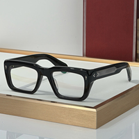 Lunettes de vue carrées en acétate faites à la main, anti-lumière bleue, monture de créateur tendance européenne pour adultes, adaptées aux visages en diamant