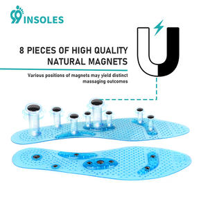 99insole Sol Sepatu Akupresur Magnetik untuk Terapi Refleksi Kaki, Pereda Nyeri, Sol Pijat untuk Pria atau Wanita - Product Image 3