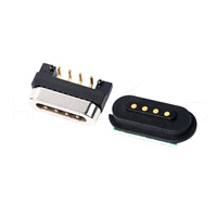 Hytepro Mini-universel 4 Pogo Pin Magnetic Pcb Connector 12v Power Plug