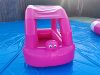 Flotteur gonflable en PVC pour bébé, jouet aquatique flottant en forme de voiture, bateau flottant pour piscine, marque HTH pour enfants