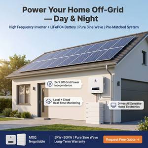 Off-Grid Whole House Power Stackable Home Energy Storage System 5kWh 10kWh 48V <b>Battery</b> for Residential <b>Backup</b> OEM CE - Product Image 5