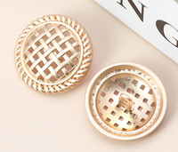 Botones Decorativos de Aleación de Zinc con Pedrería, Estilo Elegante, Cosidos a Mano, Vástago Redondo, Color Oro Rosa, para Abrigos, Trajes y Chaquetas