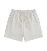 Shorts en molleton de coton unisexe de haute qualité, décontractés, pour le sport et la détente, avec logo personnalisé, pour hommes, vente en gros