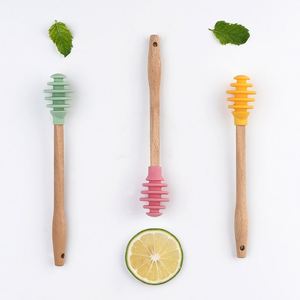 Bâtonnets mélangeurs réutilisables en silicone pour café, miel et autres liquides - Product Image 6