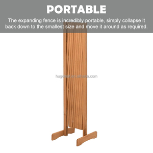 Enrejado de Jardín Extensible de Madera de Abeto Sólido, Ecológico, Resistente a los Rayos UV, para Plantas Trepadoras en el Patio del Hogar - Product Image 4