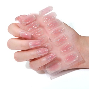 Nuevas Tiras de Uñas Florales Brillantes No Tóxicas de Primavera, Venta Caliente, Adhesivos DIY para Uñas al por Mayor - Product Image 6