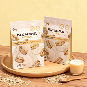 Céréales instantanées pour petit-déjeuner à l'avoine de qualité supérieure, riches en fibres, céréales complètes pour bébés, enfants et adultes - Product Image 1