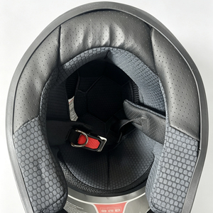 Casque de moto intégral à double visière, coque en ABS, homologué DOT ECE, design modulaire, course, noir mat - Product Image 4