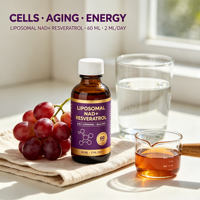 NAD Resveratrol Gouttes Liquides Cellulaires OEM ODM Marque Privée Vente en Gros Formule Personnalisée Formule Avancée pour Compléments Alimentaires