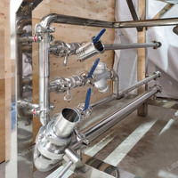 Cuves de mélange en acier inoxydable LIENM avec agitateur, machine de fabrication de shampoing et détergent, homogénéisateur mélangeur cosmétique 500L 1000L
