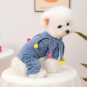 PETCIRCLE Nouvelle Collection Automne/Hiver – Costume de Clown Coloré Chaud et Confortable pour Petits Chiens et Chiots, Chiens et Chats Joyeux - Product Image 2