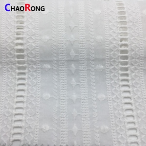 Prezzo ragionevole RXF0522 occhiello di cotone 100% bianco ricamo pizzo tessuto ricamo per merletto da sposa tessuti di pizzo - Product Image 6