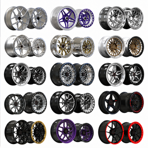 Ruedas de Drag Forjadas 17x4.5 15x10 5x114.3 5x4.5 con Beadlock Personalizado, Acabado Negro Brillante Fresado, 10 Radios para Ford Mustang Drag - Product Image 5