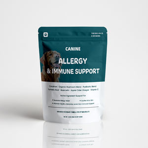Complément alimentaire pour animaux de compagnie, postbiotiques au colostrum personnalisés, pour les démangeaisons cutanées, les allergies saisonnières, en sachets, marque privée, soulagement des allergies chez les chiens, immunité, friandises molles - Product Image 6