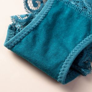 Mutandine Traspiranti Primavera-Estate, Biancheria Intima Femminile, <span class=keywords><strong>Slip</strong></span> Comodi per Uso Quotidiano, Mutandine in Pizzo Trasparente - Product Image 4