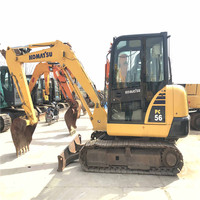 Mini pelle Komatsu de haute qualité d'occasion pc35 pc55 pc60
