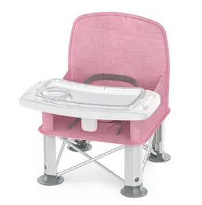 Pronto para enviar 2023 novo best-seller por atacado Novo Lançado Baby Low Dinning Seat Baby Booster Assento Dobrável Cadeira de Alimentação Do Bebê