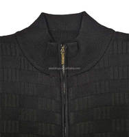 Pull zippé de haute qualité pour hommes Cardigan Mock Turtle Neck Automne et hiver OEM Factory