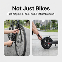 Pompe à air manuelle portable Jinta pour vélo, adaptée au gonflage des vélos et de divers produits de sport.