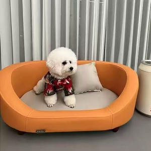 Bán Buôn Sang Trọng Siêu Cổ Điển Pet Sofa Giường Không Thấm Nước Pet Ưa Thích Chỉnh Hình Con Chó Ghế Giường Đồ Nội Thất Bằng Gỗ Cũi Mèo Tổ - Product Image 5