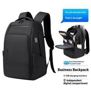 Sac à dos unisexe multifonctionnel de grande capacité USB étanche 16 pouces pour ordinateur portable Voyage d'affaires Double épaule Design - Product Image 2