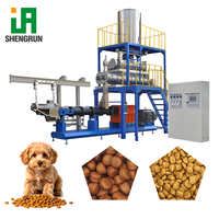 Machine de traitement des aliments pour chiens, ligne de production d'aliments secs pour chats, équipement d'extrusion de granulés pour chiens