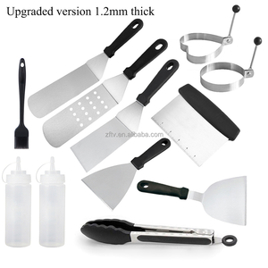 Ensemble d'ustensiles de <span class=keywords><strong>Barbecue</strong></span> en acier inoxydable, ustensiles de <span class=keywords><strong>Barbecue</strong></span>, accessoires de Camping, Kit d'outils de cuisine en plein air, ustensiles de <span class=keywords><strong>Barbecue</strong></span>, 12 pièces - Product Image 5
