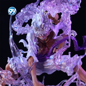 Vente en gros Boutique Ganyuan, figurine d'action de 22 cm en PVC, modèle de personnage de dessin animé japonais, One Piece Nika Luffy Gear 5 - Product Image 6
