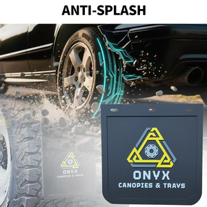 Garde-boue de qualité supérieure, résistant aux UV, en caoutchouc, protection contre les intempéries, pour voitures, camions, fourgonnettes et SUV - Product Image 5