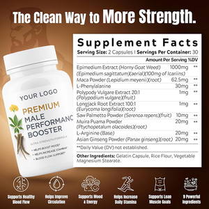 Viên nang tăng cường hiệu suất Nam tự nhiên với 9 thành phần mạnh 60 viên - Product Image 5