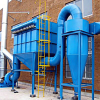 Séparateur Cyclonique Industriel Haute Efficacité en Acier Carbone, Débit d'Air 1000-6000m³/h