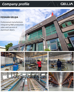 Hiện đại được thiết kế đôi cửa trượt Hợp kim nhôm phía trước nhập cảnh với âm thanh cách điện lối vào kính hoàn thành cho biệt thự Windows - Product Image 5