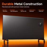 Calentador Eléctrico de Cristal de Carbono de Bajo Consumo, Montado en Pared, con Certificación CE IP44, Personalizable OEM, Calentador Infrarrojo Independiente para el Hogar