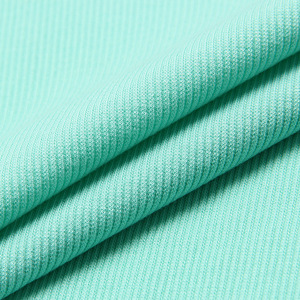 Vải Dệt Kim Đan Gân 2X2 Dệt Hoa Vải Dệt Kim Dệt Kim Bằng Vải Dệt Kim Nylon Spandex Tái Chế Dùng Cho Áo Len Vải Yoga Alo Có Gân Trên Không Repreve - Product Image 3