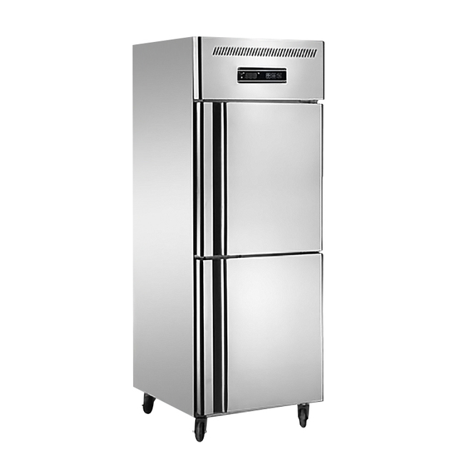 Double Doors High Quality Upright Refrigerator Freezer