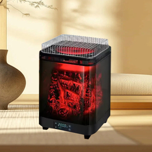 Oem xách tay Máy sưởi điện xách tay nóng và nấu ăn bếp 2000W điều khiển từ xa Máy sưởi điện cho mùa đông Sưởi ấm nhà - Product Image 1