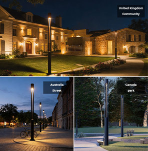 Lampadaire LED extérieur étanche IP65 pour jardin, pelouse et allée, style moderne, vente en gros du fabricant - Product Image 5