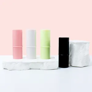 Roze Witte Ronde Gevormde 6G Poederstick Container Zwart Groen Plastic Foundation Concealer Stick Tube
