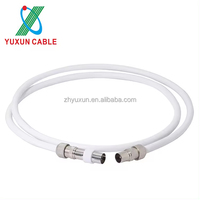 Cable Coaxial RG6 de Alta Calidad y Bajo Precio, Personalizado, de 75 Ohmios, 100M 305M, con Revestimiento de PVC para Cámaras de CCTV y Televisión por Satélite