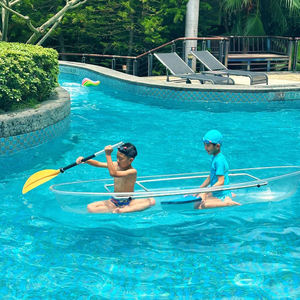 मिico कारखाने की बिक्री पूरी तरह से पारदर्शी 2 ~ 3 व्यक्ति karka प्लास्टिक रोइंग नौकाओं पारदर्शी कैन्यो - Product Image 5