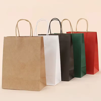 Kantong Kertas Kraft Putih 100/120 Gsm untuk Makanan, Kopi, dan Bawa Pulang, Dapat Dipersonalisasi, Terpercaya dari Dinosource, Kantong Kertas Motif Bunga dengan Logo Sendiri