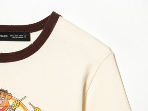 Camiseta de manga corta holgada con cuello redondo de poliéster para mujer, diseño de marioneta de rana grande de dibujos animados, colección de verano 2026 BR&ZA - Product Image 5