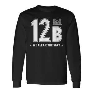 T-shirt à manches longues pour soldat ingénieur de combat de l'armée 12 Bravo - Product Image 1