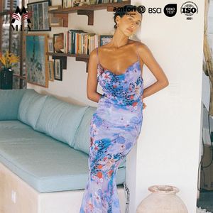 أغطية ملابس سباحة صيفية بتصميم مخصص، فساتين شاطئ بنمط رسن وبقصة A وكسرات، فستان شاطئ مطبوع، فساتين نسائية - Product Image 5