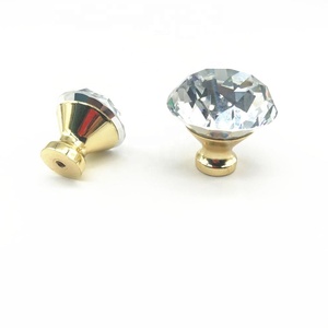 Handle and <strong>Knob</strong> CX725 European Style Decorative Glass <strong>Crystal</strong> <strong>Gold</strong> Kitchen Cabinet Door <strong>Knobs</strong> Handles Elegant <strong>Knobs</strong> Handles - Product Image 2